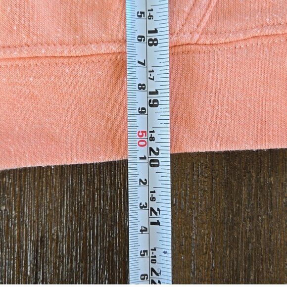 Columbia orange cropped 1/2 zip sweater size M - Picture 7 of 7